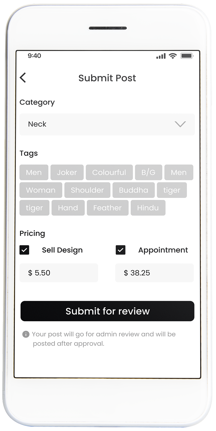 Inksvilla submit post flow step 2